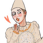 White clown